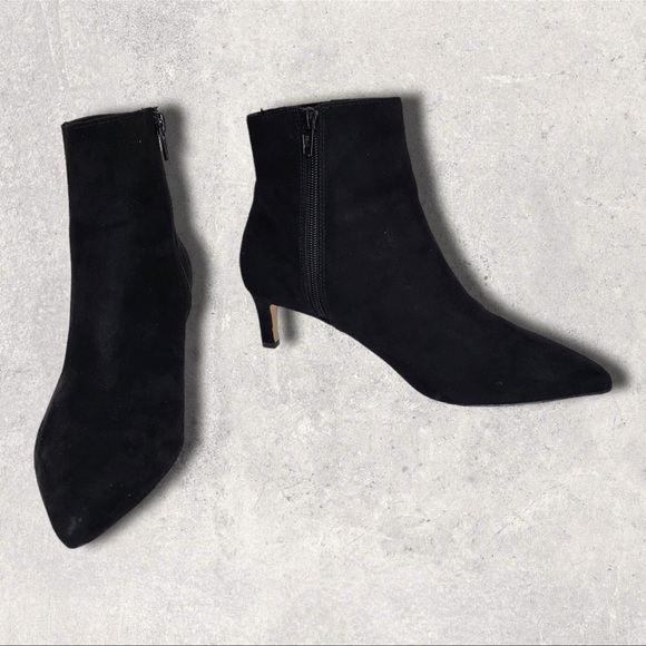 H&M Black Ankle Suede Boots - Picture 6 of 6